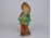 Biszkvit porcelán kalapos fiú figura 27 cm
