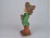 Biszkvit porcelán kalapos fiú figura 27 cm