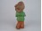 Biszkvit porcelán kalapos fiú figura 27 cm