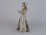Hibátlan porcelán halász figura 22 cm