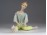 Hibátlan biszkvit porcelán lány figura