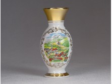 Régi kisméretű porcelán ibolyaváza WAGRAIN