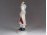 Hibátlan biszkvit porcelán lány figura 16 cm