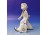 Utazó táskás fiú porcelán figura 21 cm