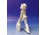 Utazó táskás fiú porcelán figura 21 cm