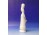 Nagyméretű kalapos lány porcelán figura 30cm