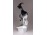 Nagy méretű hibátlan porcelán zerge figura 