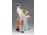 Kétalakos táncoló orosz porcelán figura
