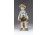 Biszkvit porcelán cserkész fiú figura 19 cm