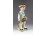 Biszkvit porcelán cserkész fiú figura 19 cm