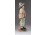 Biszkvit porcelán iskolás fiú figura 28 cm