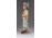 Biszkvit porcelán iskolás fiú figura 28 cm
