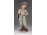 Biszkvit porcelán iskolás fiú figura 28 cm