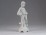 Régi fehér biszkvit porcelán angyal 12 cm