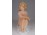 Jelzett lány iker pár porcelán szobor 20 cm