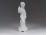 Régi fehér biszkvit porcelán angyal 12 cm