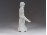 Régi fehér biszkvit porcelán angyal 12 cm
