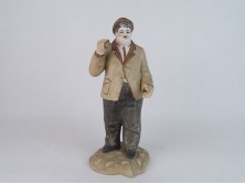 Oliver Hardy "Pan" porcelán figura 26 cm