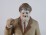 Oliver Hardy "Pan" porcelán figura 26 cm