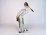 Hatalmas méretű porcelán kócsag szobor 37 cm