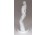 Retro modell lány porcelán szobor 22.5 cm