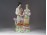 Népviseletes orosz kétalakos porcelán figura