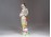 Népviseletes orosz kétalakos porcelán figura