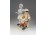 Biszkvit porcelán zenélő figura pár 20.5 cm