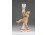 Régi jelzett puttós porcelán gyertyatartó