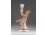 Régi jelzett puttós porcelán gyertyatartó