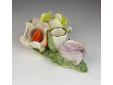 Régi Aquincum porcelán gyertyatartó