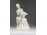 Biszkvit porcelán női akt figura 21 cm