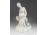 Biszkvit porcelán női akt figura 21 cm