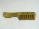 Antik kisméretű szaru fésű nyelesfésű 15 cm