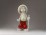 Török fiú porcelán figura 18.5 cm