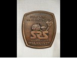 Reklámstúdió rézplakett 1988