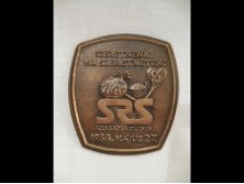 Reklámstúdió rézplakett 1988