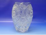 GATE főiskola Gyöngyös kristály váza 26 cm