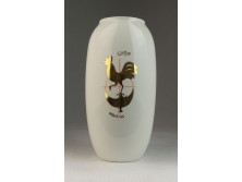 Vaskakas Győr Hollóházi porcelán váza 17 cm