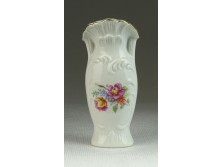 Jelzett német porcelán ibolyaváza GDR 9 cm
