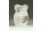 Jelzett német porcelán ibolyaváza GDR 6 cm