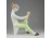 Régi Aquincum porcelán figura 13.5 cm