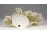 Felöltöztetett porcelán kislány baba 15 cm