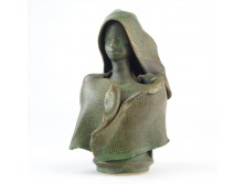 Lovas & Rácz kerámia szobor 15 cm