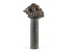 Kortárs bronz kisplasztika : Ima 28 cm